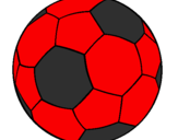 Disegno Pallone da calcio II pitturato su yuri mungianu