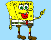 Disegno Spongebob pitturato su OETTAM