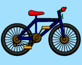 Disegno Bicicletta pitturato su thomas