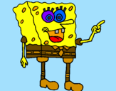 Disegno Spongebob pitturato su FEDERICO C.