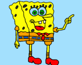 Disegno Spongebob pitturato su martinaègdò