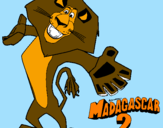 Disegno Madagascar 2 Alex 2 pitturato su karyna