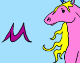 Disegno Unicorno  pitturato su giulietta14