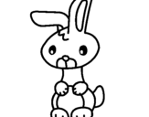 Disegno Art il coniglio  pitturato su da martina a zio gorg