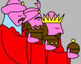 Disegno I Re Magi 3 pitturato su sara06