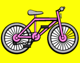 Disegno Bicicletta pitturato su ilaria2
