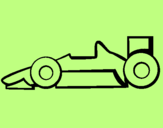 Disegno Formula 1 pitturato su Pietro