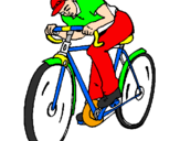Disegno Ciclismo pitturato su vittorio