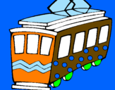Disegno Tram  pitturato su luca2006