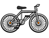 Disegno Bicicletta pitturato su christian