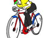 Disegno Ciclismo pitturato su alfa1