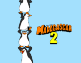 Disegno Madagascar 2 Pinguino pitturato su andreat
