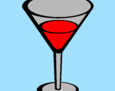 Disegno Cocktail pitturato su MATTIA  TANCA