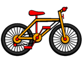 Disegno Bicicletta pitturato su horton