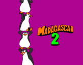 Disegno Madagascar 2 Pinguino pitturato su ..