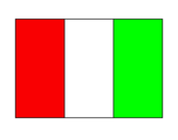 Disegno Italia pitturato su roberto