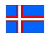 Disegno Norvegia pitturato su federica    7anni
