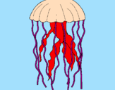 Disegno Medusa  pitturato su cristian