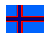 Disegno Norvegia pitturato su francesca