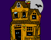 Disegno La Casa del mistero II pitturato su casa fantasma!!