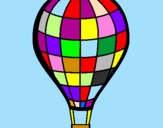 Disegno Pallone aerostatico pitturato su antonio