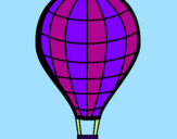 Disegno Pallone aerostatico pitturato su alice latino