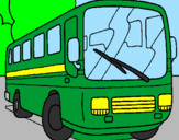 Disegno Bus pitturato su Lu Gabrieli