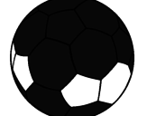 Disegno Pallone da calcio II pitturato su davide merrino