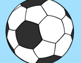 Disegno Pallone da calcio II pitturato su samuele