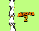 Disegno Madagascar 2 Pinguino pitturato su UCUpower