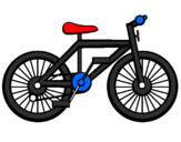 Disegno Bicicletta pitturato su anónimo
