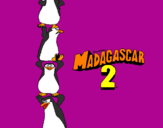 Disegno Madagascar 2 Pinguino pitturato su Silvia gardini
