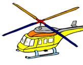 Disegno Elicottero   pitturato su RIAN