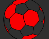 Disegno Pallone da calcio II pitturato su SODINI ANDREA
