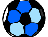 Disegno Pallone da calcio pitturato su JURIMARTELLI5