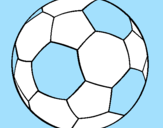 Disegno Pallone da calcio II pitturato su PAOLO VER.