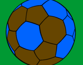 Disegno Pallone da calcio II pitturato su alejandro