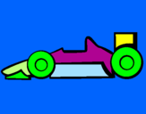 Disegno Formula 1 pitturato su GIUSEPPE TRE ANN         