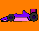 Disegno Formula 1 pitturato su alice