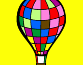 Disegno Pallone aerostatico pitturato su MICHELANGELO P.
