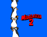 Disegno Madagascar 2 Pinguino pitturato su angel98