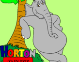 Disegno Horton pitturato su michi