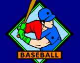 Disegno Logotipo baseball  pitturato su Giacomo e Mattia