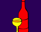 Disegno Vino pitturato su francesco karol