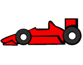 Disegno Formula 1 pitturato su roberto