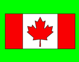 Disegno Canada pitturato su carmen