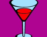 Disegno Cocktail pitturato su Rossana