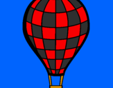 Disegno Pallone aerostatico pitturato su giorgio