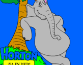 Disegno Horton pitturato su  luigi