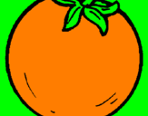 Disegno arance  pitturato su valentino